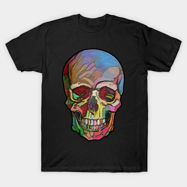 The Happy Skull T-Shirt by Diego-t